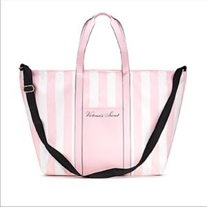 Victorias Secret Striped Tote Bag
